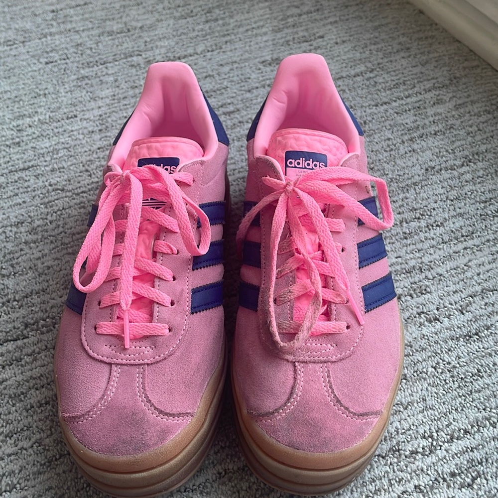 Adidas Gazelle Bold Pink Glow Gum Sneakers